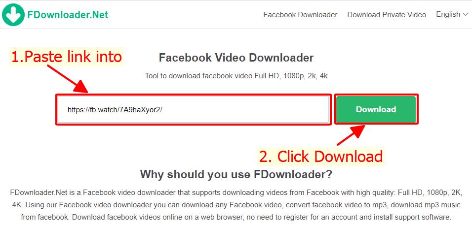 Facebook video downloader private 14 Top